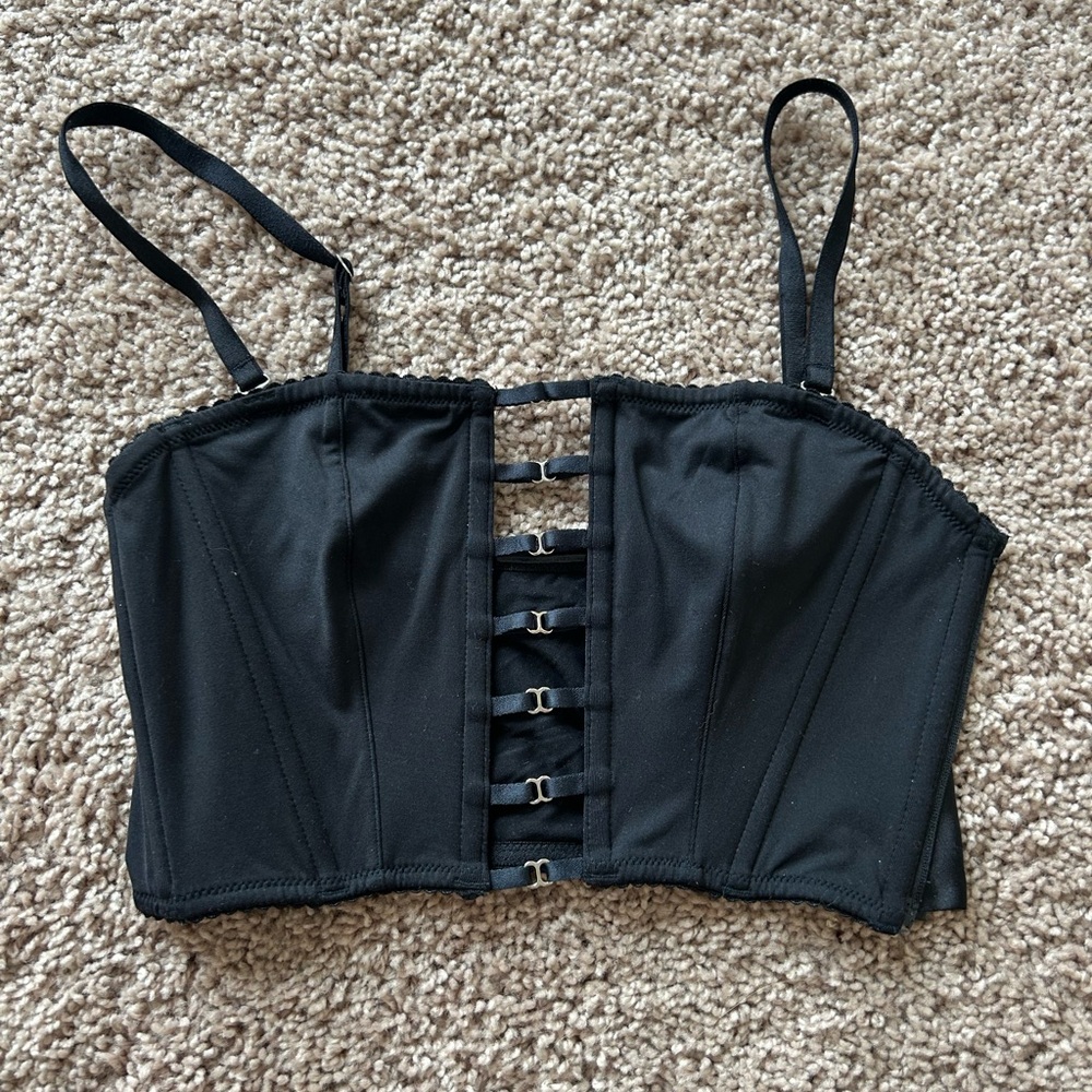 Victoria's Secret Black Lace Corset